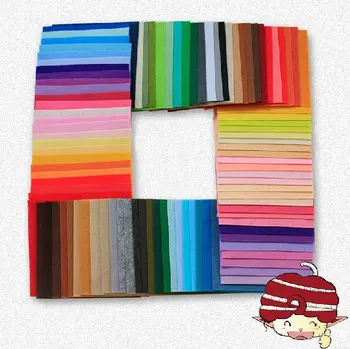 

Direct selling 80pcs cotton fabric patchwork fabric cloth,needlework,diy,needle,sewing,handmade,polyester non-woven felt 15*15cm