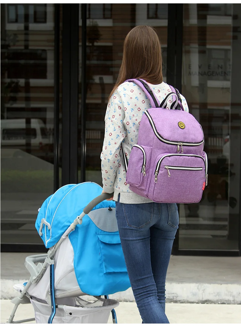 Мумия пеленки сумки для беременных подгузник сумка большой емкости однотонный рюкзак для путешествий непромокаемый путешествия детский