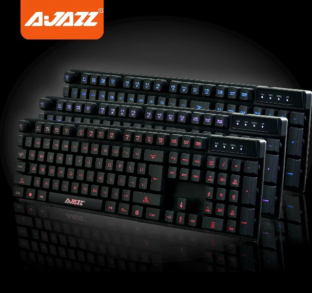 AJAZZ backlit Mechanical Keyboard feeling tea shaft