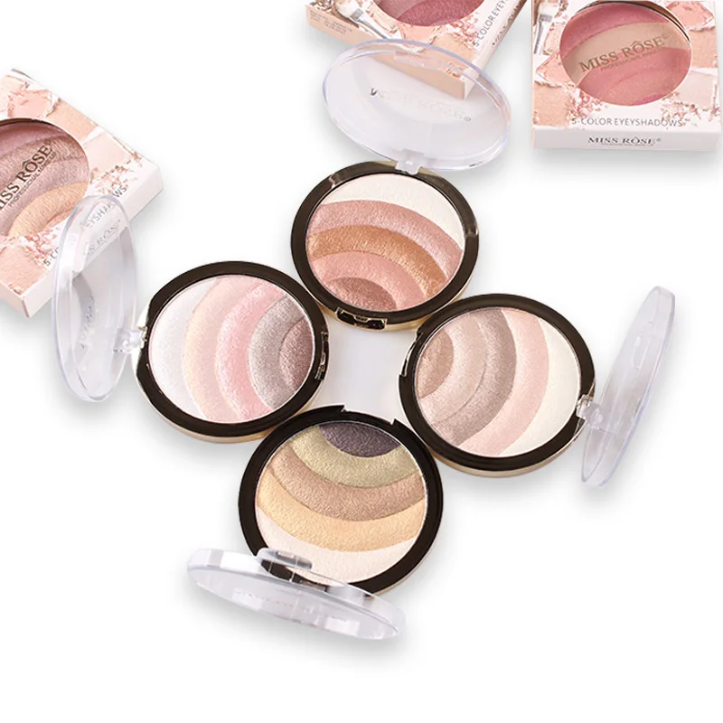 

New Lazy Light Pearl Beauty Portable Small Size 10 Colors Eyeshadow Palette High Gloss Powder Makeup Blush Plaette TSLM1