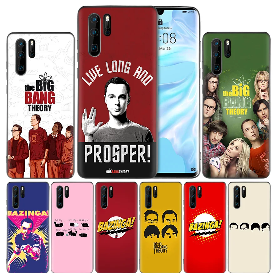 

The Big Bang Theory Black Silicone Case Cover for Huawei Mate 20 10 P30 P20 P10 Lite Pro P Smart Plus 2019 Enjoy 9S 9E Nova 4E