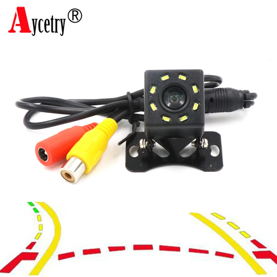 

Aycetry! HD Color Car Rear View Camera 8 LED Night Vision Reversing Auto Parking Monitor CCD Waterproof 170 Degree HD Video cam