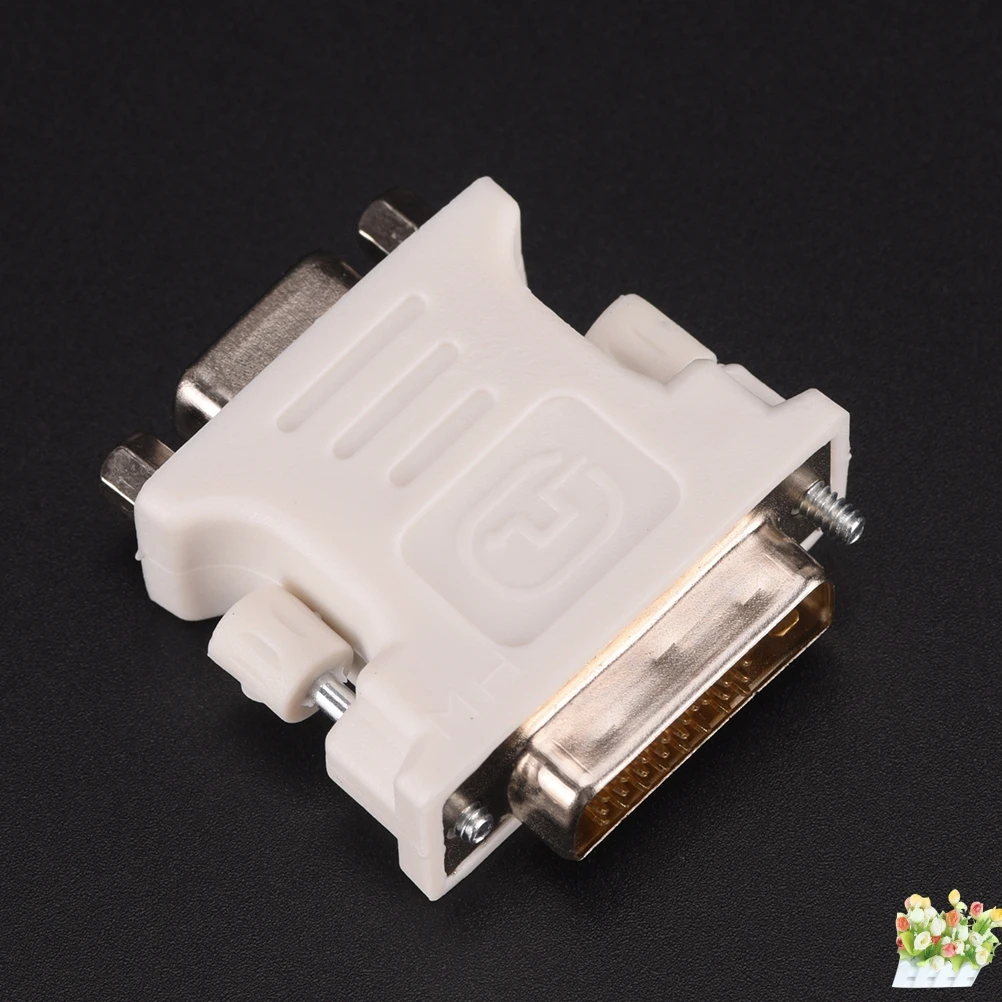 1 шт. 24+ 1 Pin DVI-D-D-M VGA-F адаптер-25 Pin(Dual Link) DVI-D штекер 15 Pin VGA Женский видео компьютер монитор адаптер