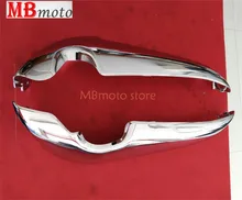 Ein paar für Harley motorrad nacht Lutherischen welle tank abdeckung rand platte tank überzug schutzhülle dekorative shell