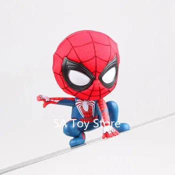 

Spiderman Homecoming Figure Bobble Head Toys PVC Spider Man Figures Toys Car Home Decoration Doll