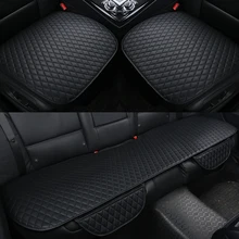Pu Leather Car Seat Covers Cushion Four Seasons General Car Seat Cushions Car Front Back Seat Covers Fit All Car Size appdee car seat covers for front back seat covers car cushion four seasons flocking cloth car styling auto accessories warm