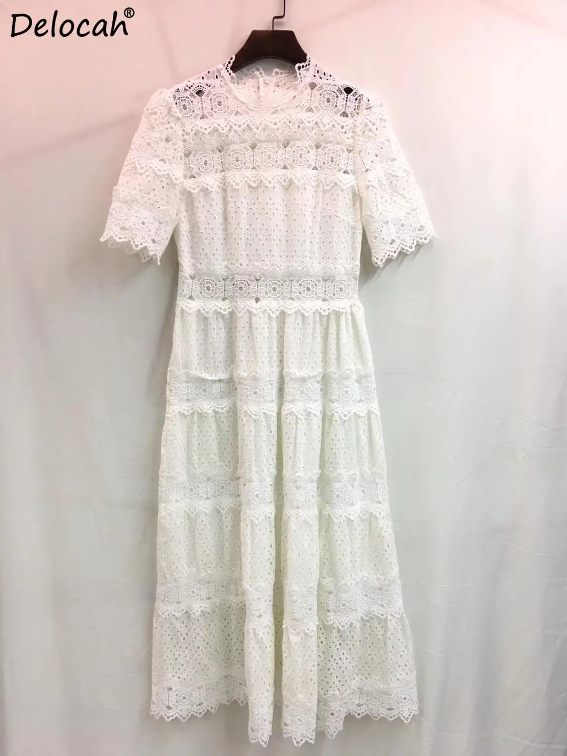 Delocah Women Spring Summer Dress Runway Fashion