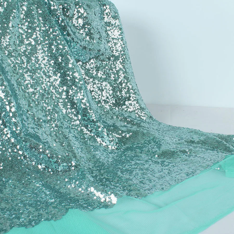 sequin green