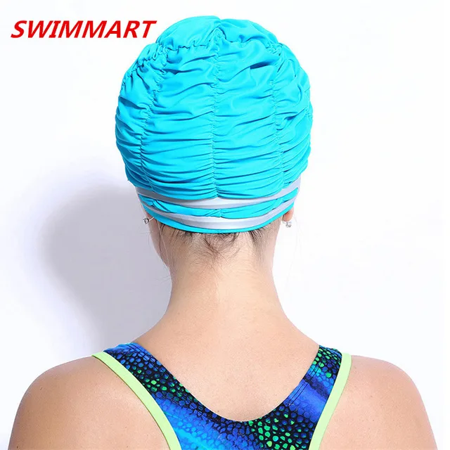 Special Offers Sexy New Flower Women Swim Cap 2018 Hot Sale Swimming Hat for Long Hair Solid 3D Floral Swiming Caps for Girl Female Free Size