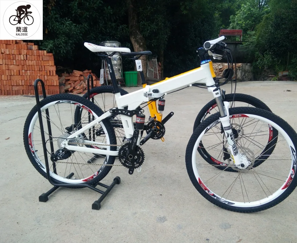 Best Cheap Kalosse Children bikes Hydraulic brakes bicycle mountain bike folding mountain bicycle 30 speed 26er 2020 1