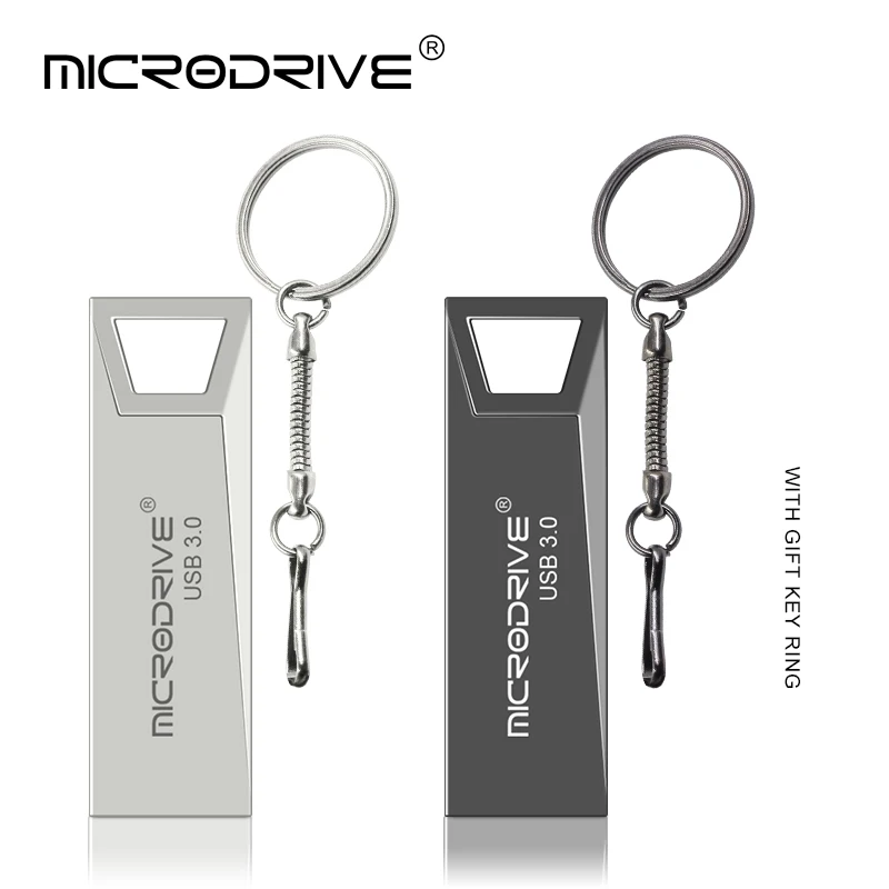 High Speed USB 3.0 Metal Flash Drive 16gb 32GB 64GB 128GB Pendrive Waterproof usb drive Pen Mini memory Sticks with key ring usb flash drive flash drive