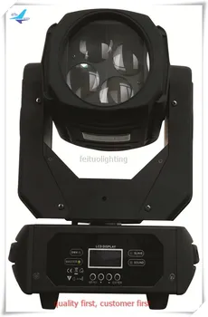 

6 pieces/lot high quality dj fixture super beam 4x25 w rgbw moving head led