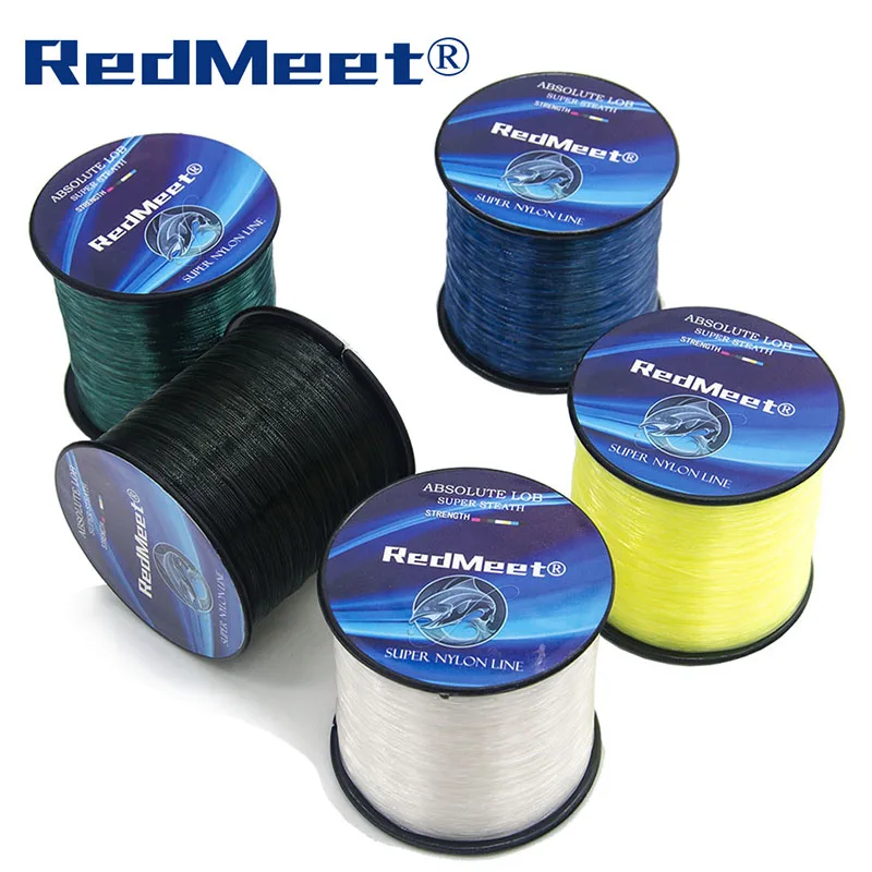 

RedMeet Nylon Line Super Strong Nylon Fishing Line 1000M 5-30LB Monofilament Line Material Fishline for Rock Sea Carp fishing
