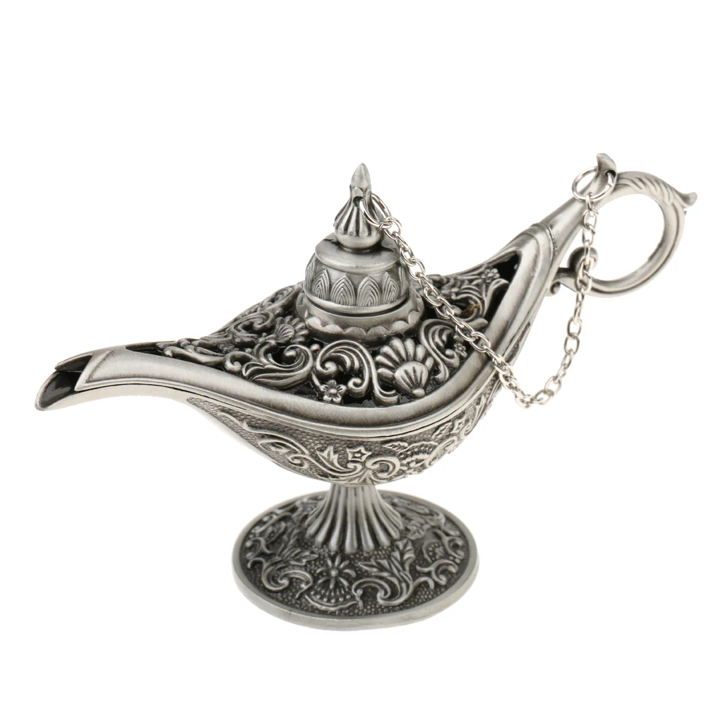 

2 Pieces Vintage Oil Lamp Shape Rings Jewelry Distplay Holder Storage Box for earrings rings brooches pearls