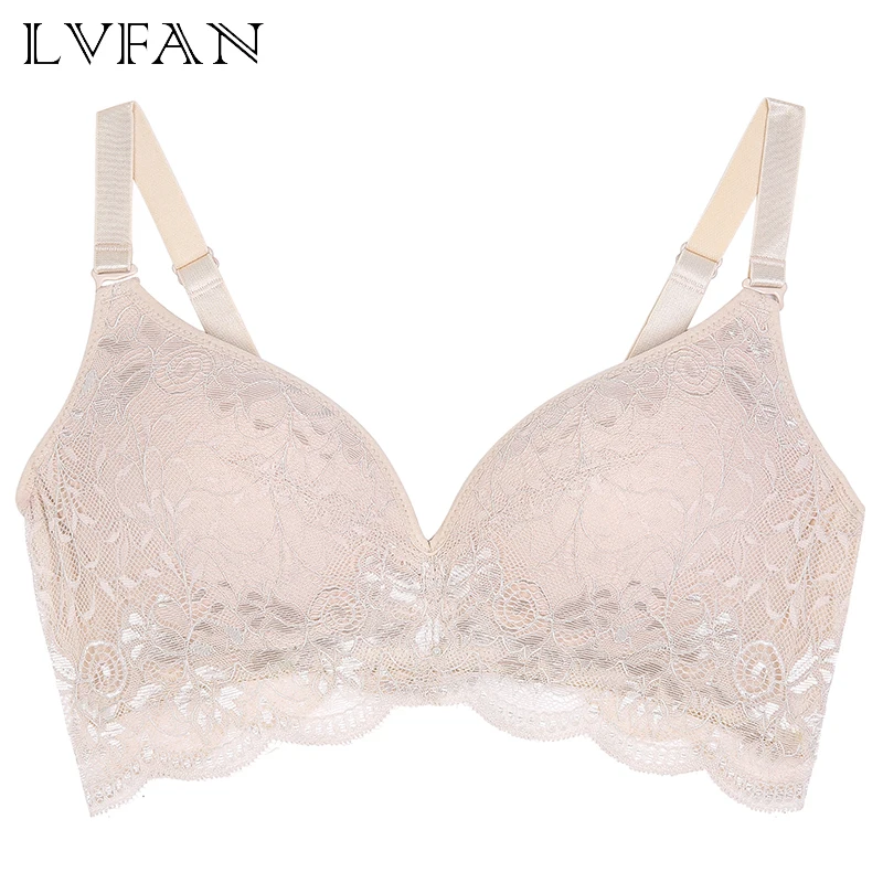 

LVFAN thin silk adjustable lace underwear bras for women sexy lingerie