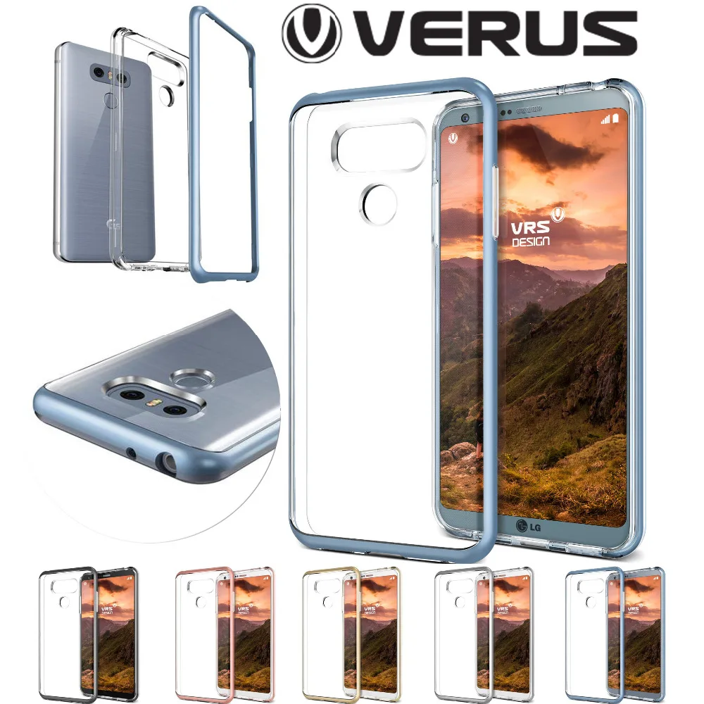 Original VERUS For LG G6 Case Crystal Slim Fit Hard Frame