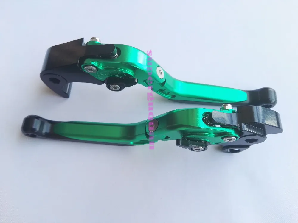 Складной выдвижной тормоз с ЧПУ для мотоцикла зеленый рычаг Honda CBR1000RR CBR 1000RR 1000 RR