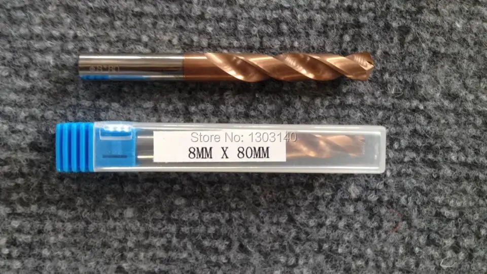 Carbide End Mill 8mm X 80mm Milling Cutter Router Bit CNC Mill Drill