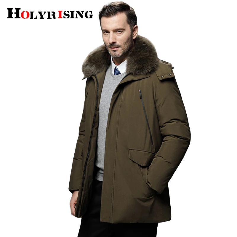 Holyrising 5XL мужской пуховик зимняя верхняя одежда мужские теплые высококачественные пуховики мужские повседневные зимние пуховики 18563-5