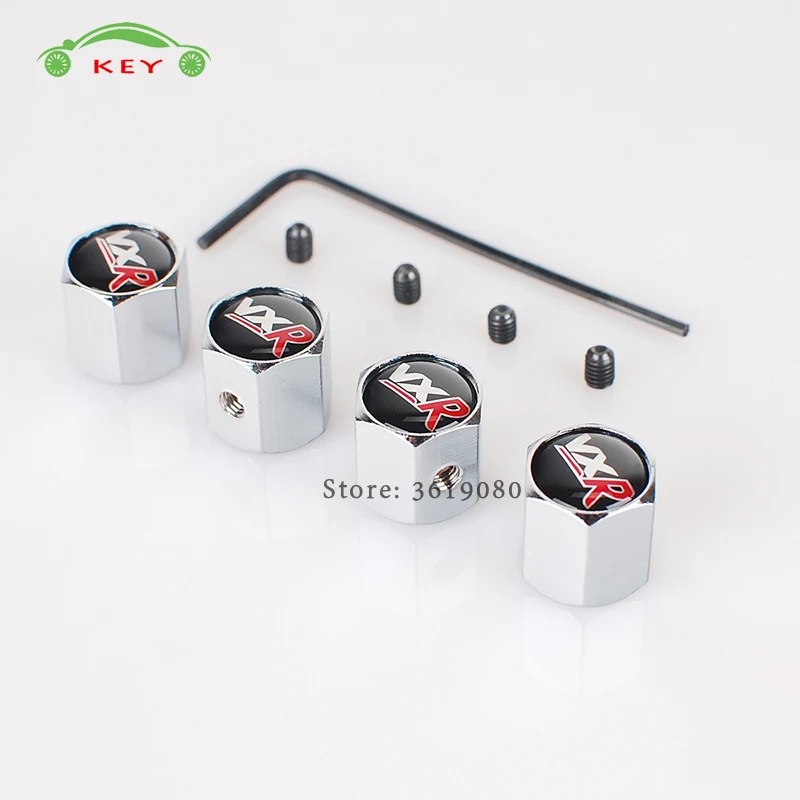 Metal Car Accessories Tire Stem Valve Caps Auto Wheel Air Covers for