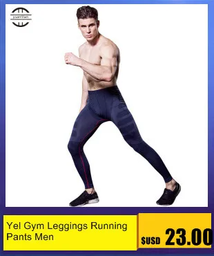 Yuerlian New GYM Compression Bodybuilding Pantalones Hombre Fitness Tights Trousers Sweat Pants For Men Sport Running Leggings