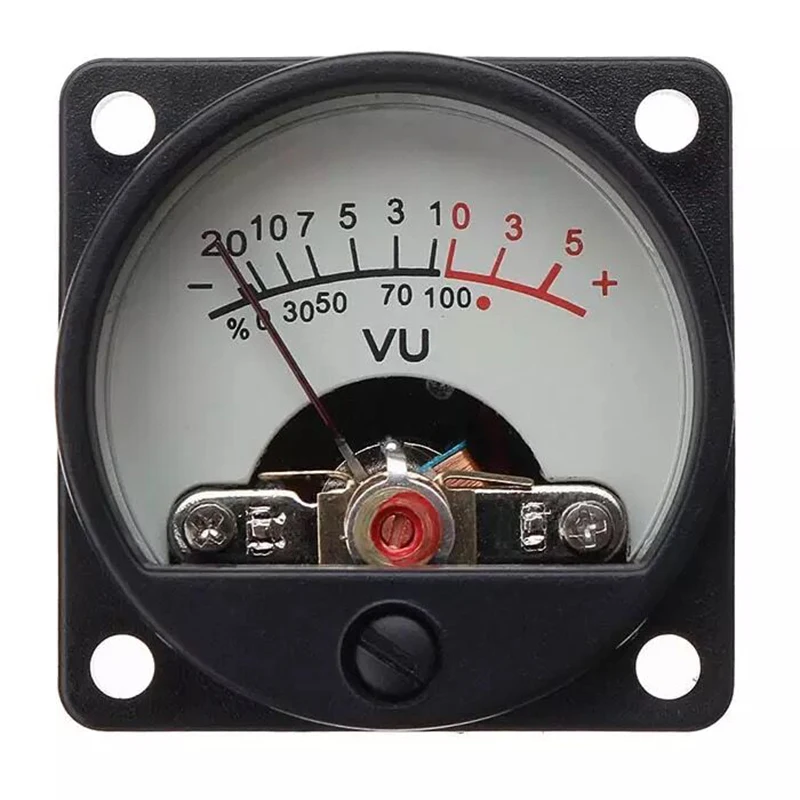 

Precise Panel VU Meter 500UA DC/AC 6-12V Bulb Warm Back Light Recording Audio Level Amp Meter For Audio equipment