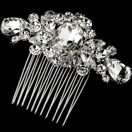 12pcs/lot Crystal Rhinestone Wholesale Hair comb 3002 . Bulk Sale Factory outlets Bridal