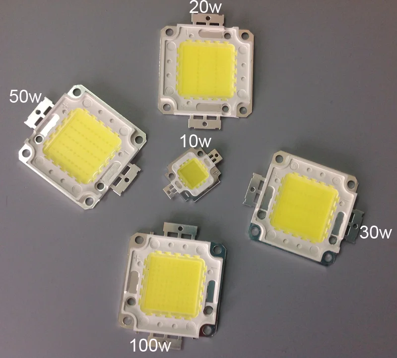 

High Power LED diode10W 20W 30W 50W 100W for LED Floodlight lamp white / warm white outdoor lighting LED Source free shipping F