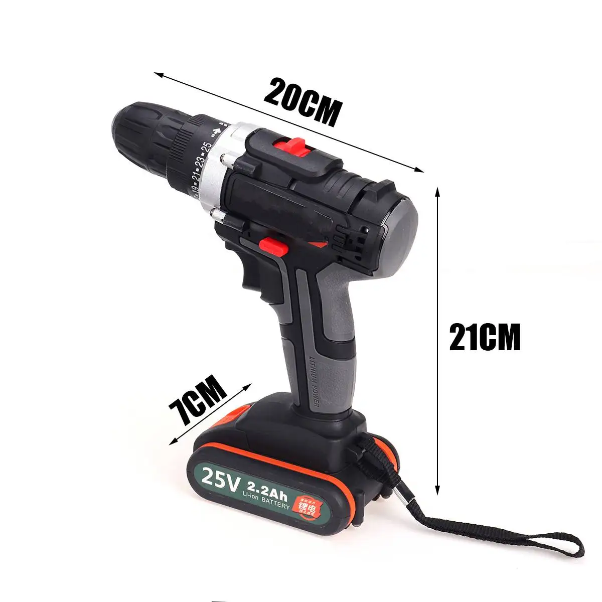 25V Cordless Electric Screwdriver Impact Driver 3/8'' Rechargeable Li-ion Batteries Drill Install Home Power Tools Double Speed 25V Cordless Electric Screwdriver Impact Driver 3/8'' Rechargeable Li-ion Batteries Drill Install Home Power Tools Double Speed