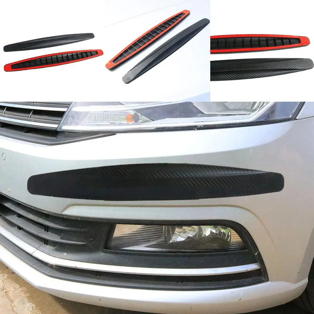 1 Pair Car Bumper Protector Corner Guard Easily posted and removed Body Sticker General Anti-Scratch Strips | Автомобили и