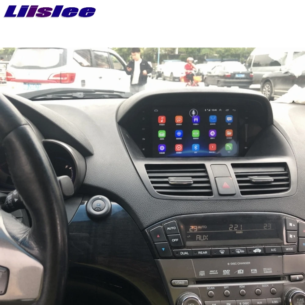 Liislee автомобильный мультимедийный плеер NAVI для Acura MDX MK2 2007 2008 2009 2010 2011~ 2013 CarPlay адаптер Радио Стерео gps навигации