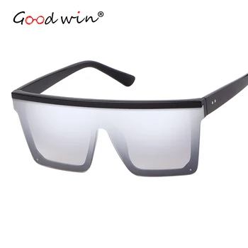 

Good Win 2019 Sunglasses Women Luxury Brand Designer UV400 Square Mirror Sun Glasses Men Female Beach lentes de sol mujer