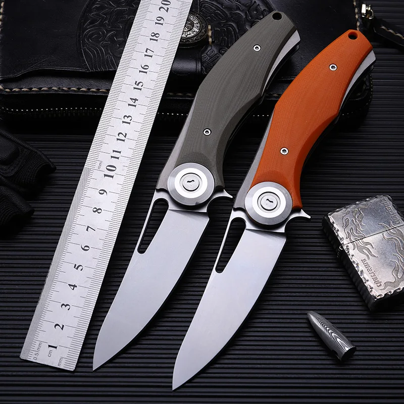 

New Free Shipping D2 Steel Bearing Outdoor Tactical Folding Knife Self-defense Survival Camping High Hardness Hunting Knives