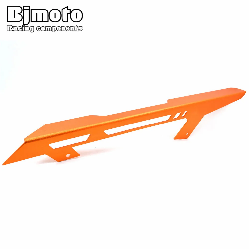 

BJMOTO Motorcycle CNC Aluminum Orange Chain Guard Cover For KTM DUKE 390 2013-2018 DUKE 125 200 Duke 250 2017-2018