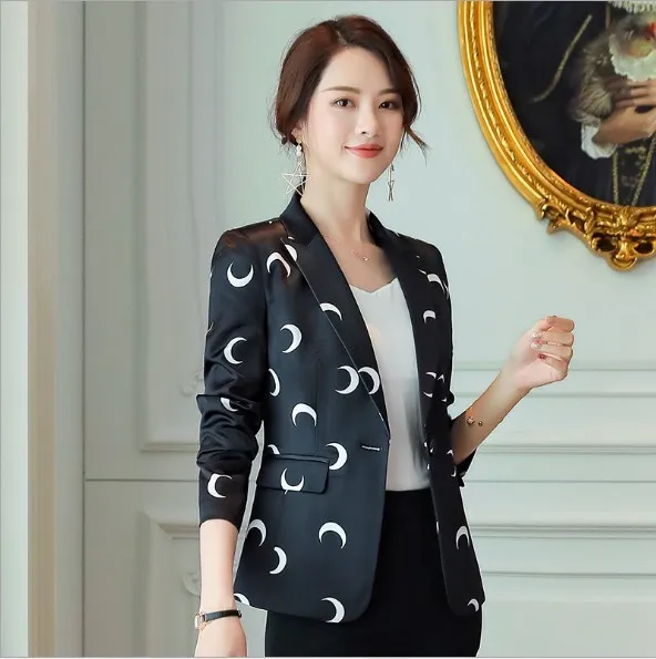 Elegant Pattern Blazer Womens 2019 