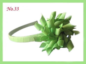 

Free shipping new style 220pcs 2.5'' korker headbands mix color korker hairbands korker hair bows