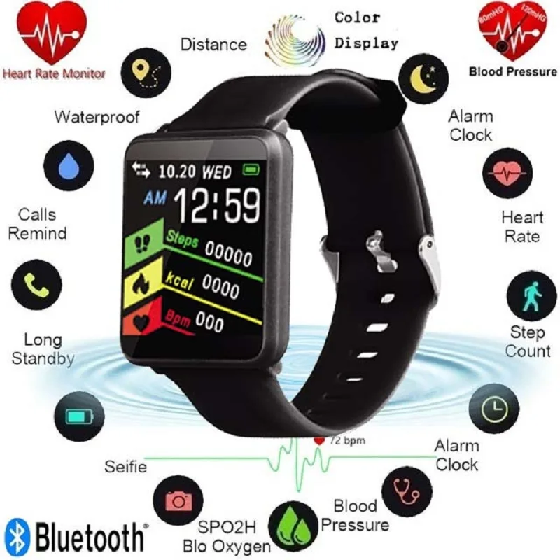 

Smart Band Sport activity tracker Heart Rate Monitor Blood Pressure Fitness Tracker Smart Bracelet Waterproof Smart Wristband