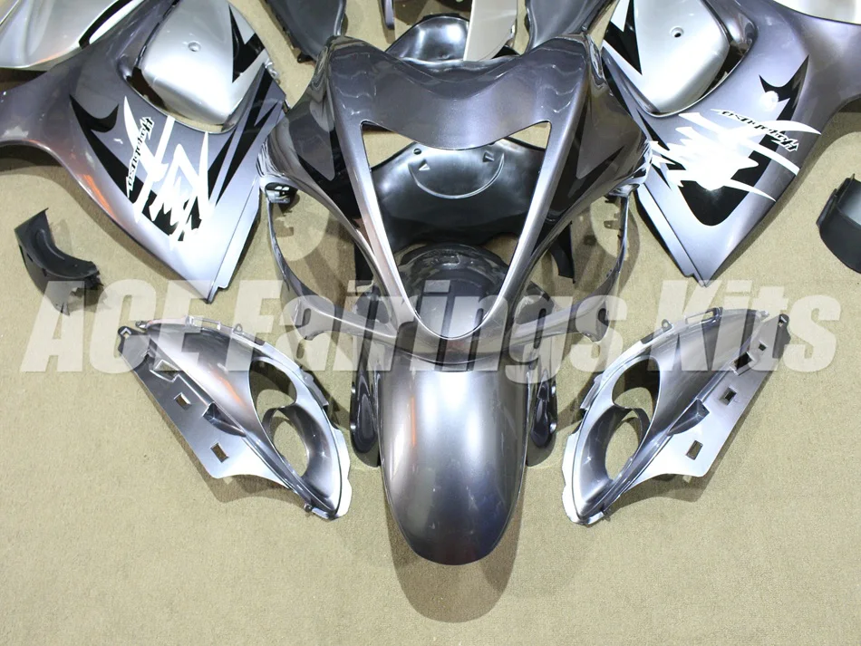 Новинка; Лидер продаж Инъекции обтекатель комплект для SUZUKI Hayabusa GSX1300R 2008- Обтекатели GSX 1300R 08 09, 10, 11, 12, 13, 14, 15 лет, серебристо-серый
