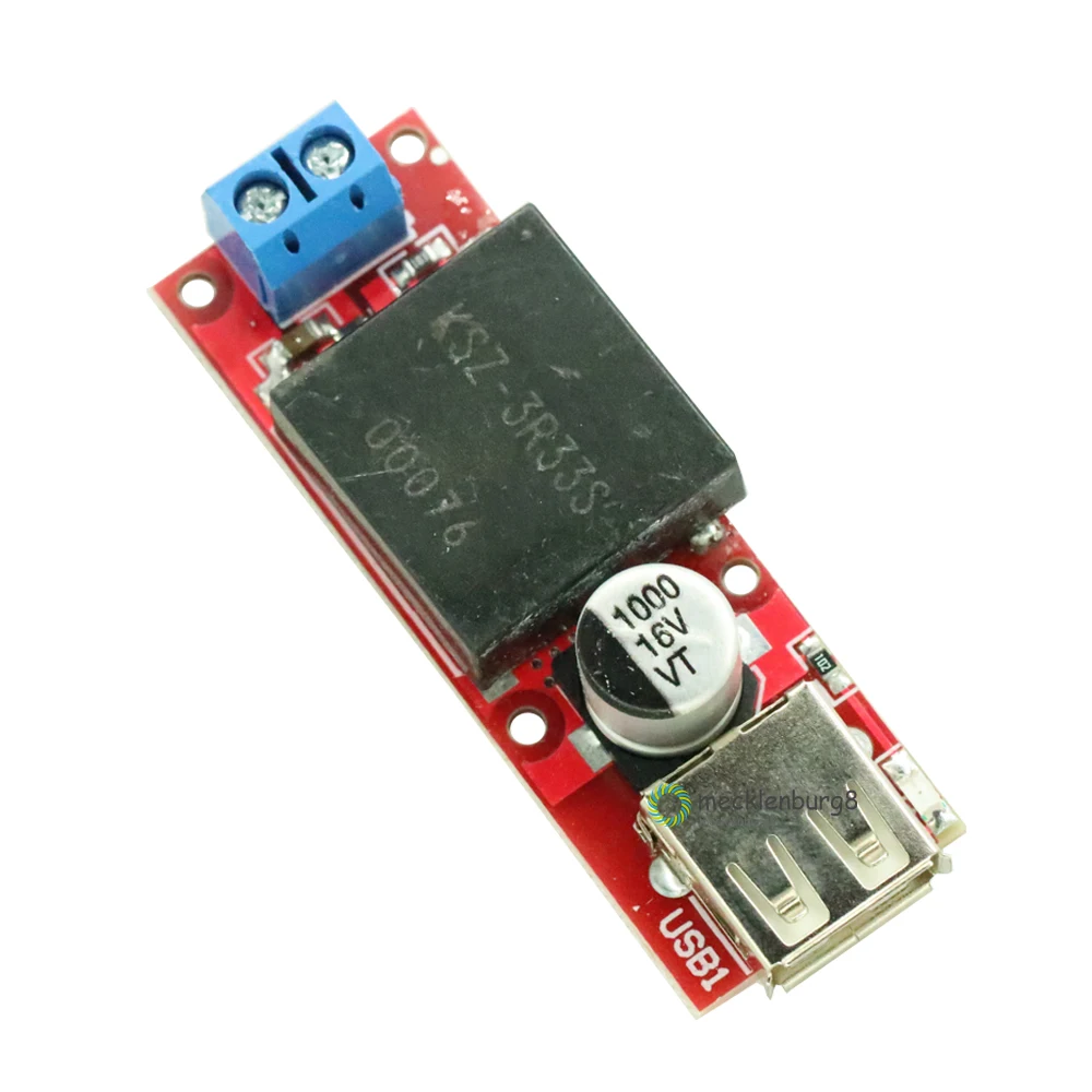 5 в USB выход конвертер 7 24 В постоянного тока от 12 до 3 А понижающий модуль KIS3R33S с