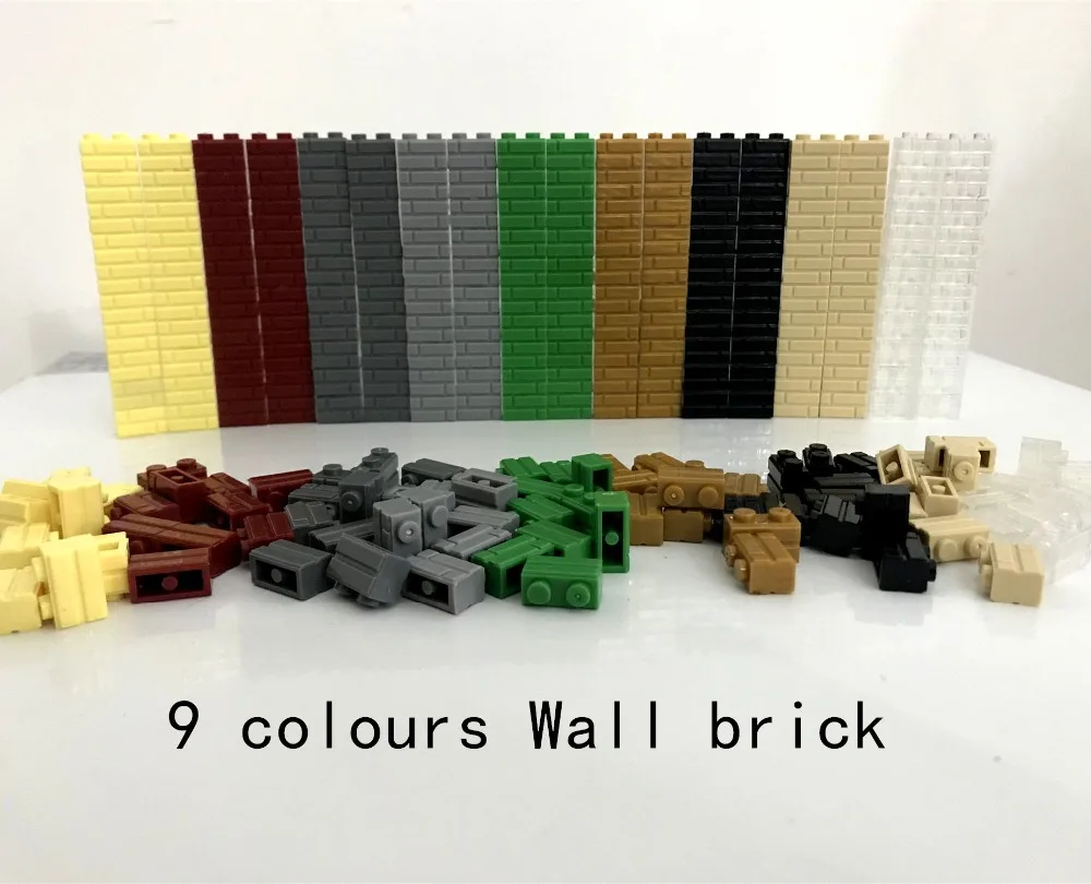DIY строительные блоки кирпичи части городской серии 50 шт. одна партия MOC базовый