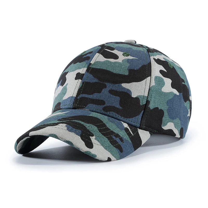 

Baseball Cap Men Women Military Hip Hop Adjustable Caps Cotton Dad Hat Curved Bill Sports Outdoor Camouflage Accessory