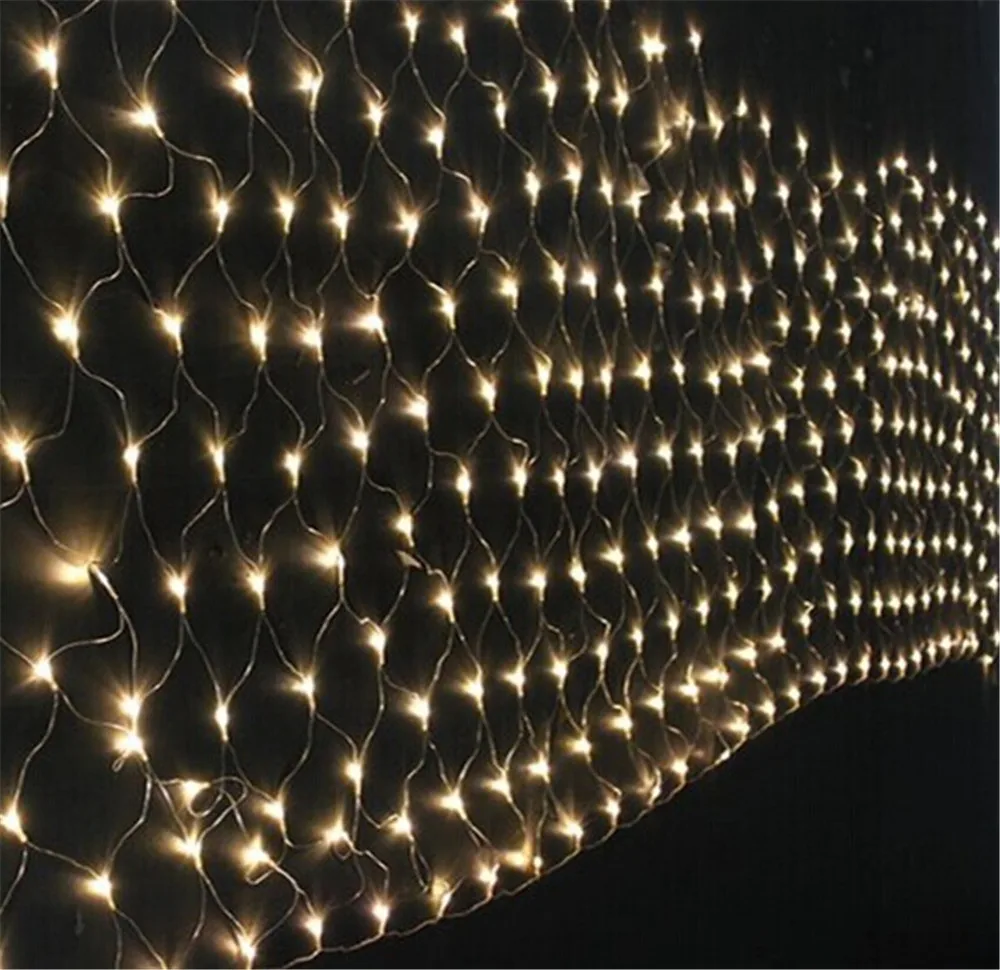 kmashi 3mx2m 204 led net light outdoor waterproof mesh christmas tree light covers