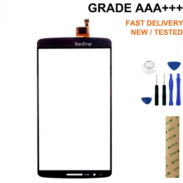 Сенсорный экран SanErqi для LG G3 D855 D850 тестированный сенсорный с дигитайзером внешнее