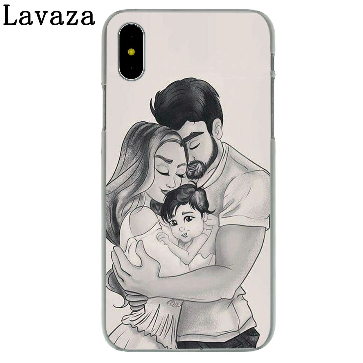 Lavaza мама папа ребенок семейный чехол для телефона для Apple iPhone 4 4S 5C 5S SE 6 6S 7 8 Plus 10 X Xr Xs Max 6Plus 7Plus - Цвет: 12