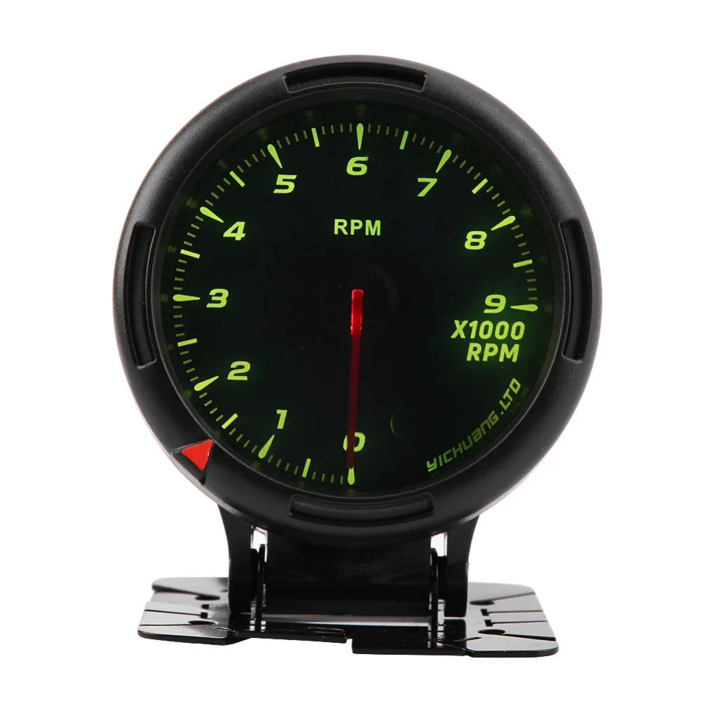 

12V 64 Color Backlight Tachometer Gauge Kit Odometer Speedometer 0~9000RPM for Auto Racer Car LED Backlight Speedometer NEW