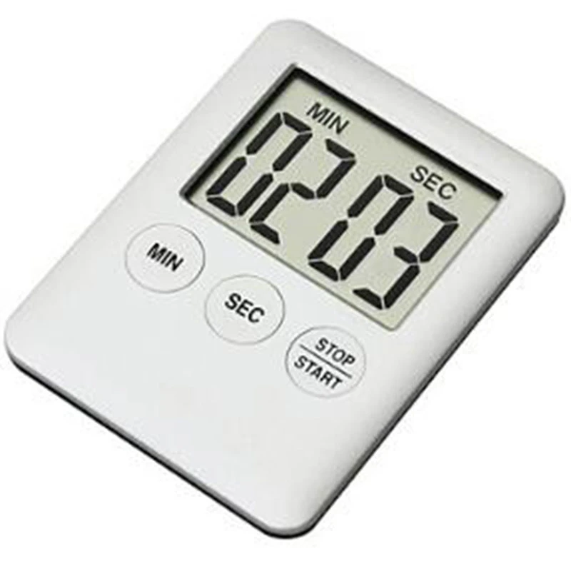 1pc Square Lcd Digital Timer For Kitchen Cooking Timer Clock Large Magnet Temporizador Digital Table Clock Hour Meter Lcd Digital Kitchen Timer Digital Kitchen Timerkitchen Timer Aliexpress