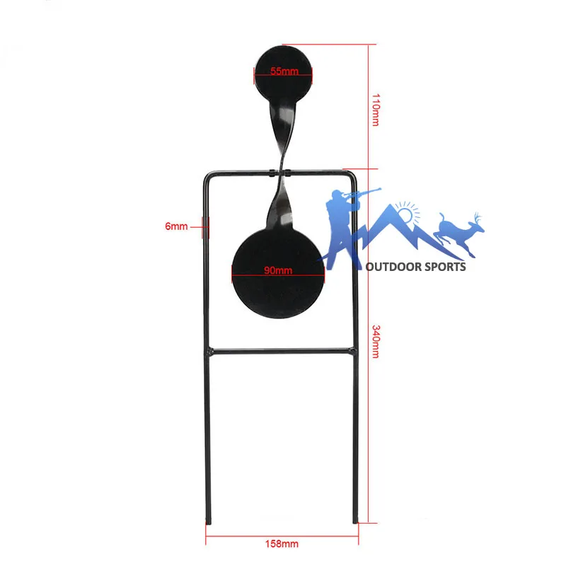 Тактический яблочко Airgun Стрельба мишенью для Открытый Охота Пейнтбол os36-0013