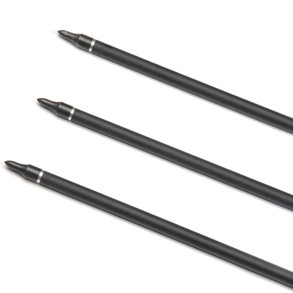 Setas de Carbono Turquia para a Prática Tiro com Arco Id6.2mm com Pena 80cm Espinha 500 Metal Od7.6mm Caça 6 - 12 24 Pçs 11 pena turquia para a prática caça tiro com arco