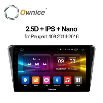 

IPS Android 8.1 2GB RAM 4G SIM CAR DVD Player GPS Map DVR TPMS Bluetooth 4.1 RDS Radio Wifi for Peugeot 408 2014 2015 2016