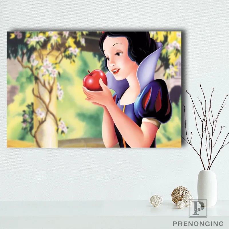 

New arrive Snow White Canvas Silk Poster for Home Decor Custom Print painting Art Picture@190418-H-03